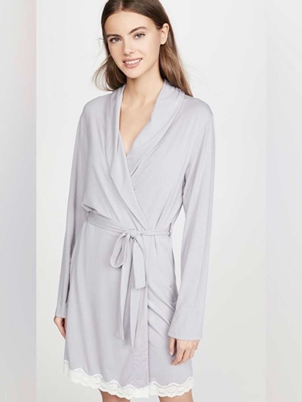 Eberjey Soft Open-Front Modal Robe